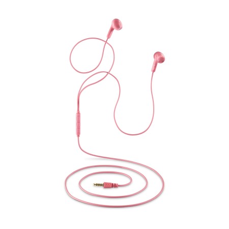 Auriculares Intrauditivos NGS Cross Flip/ con Micrófono/ Jack 3.5/ Rosas