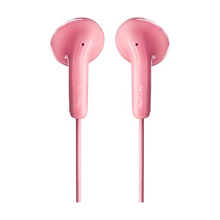 Auriculares Intrauditivos NGS Cross Flip/ con Micrófono/ Jack 3.5/ Rosas