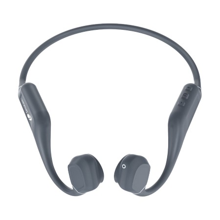 Auriculares Inalámbricos Deportivos de Conducción Ósea Leotec Osea Kuri/ con Micrófono/ Bluetooth/ Grises