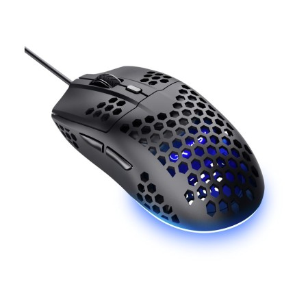 Ratón Gaming Trust Gaming GXT 929 Helox/ Hasta 6400 DPI/ Negro