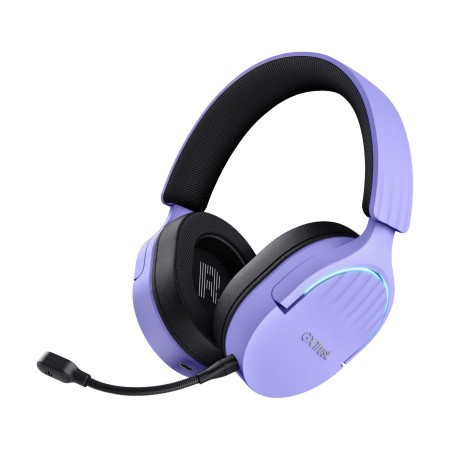 Auriculares Gaming Inalámbricos con Micrófono Trust Gaming GXT 491 Fayzo/ Bluetooth/ Jack 3.5/ Morados