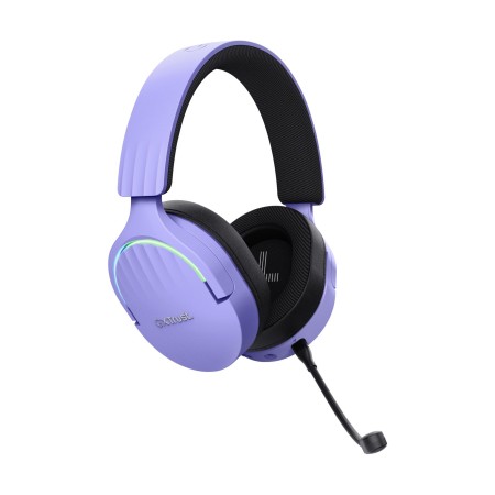 Auriculares Gaming Inalámbricos con Micrófono Trust Gaming GXT 491 Fayzo/ Bluetooth/ Jack 3.5/ Morados