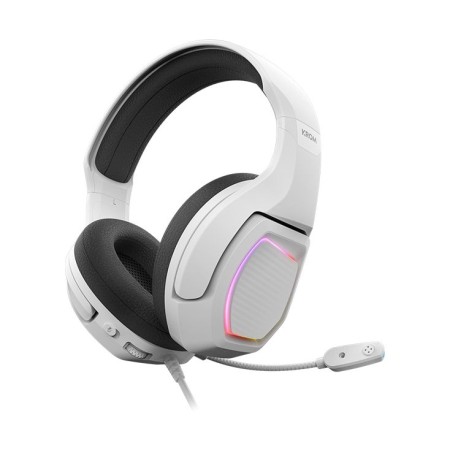 Auriculares Gaming con Micrófono Krom Kopa 7.1/ USB 2.0/ Blancos