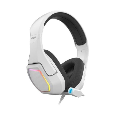 Auriculares Gaming con Micrófono Krom Kopa 7.1/ USB 2.0/ Blancos