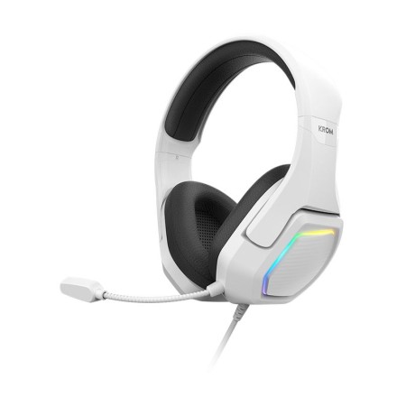 Auriculares Gaming con Micrófono Krom Kopa 7.1/ USB 2.0/ Blancos