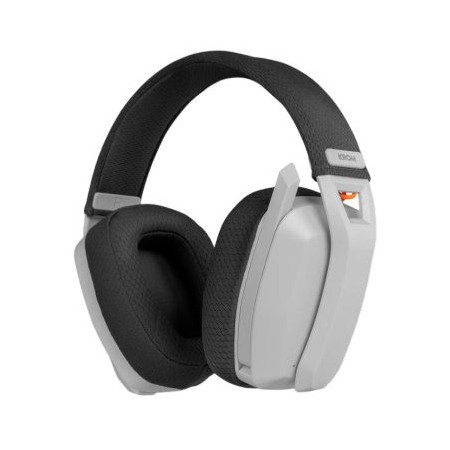 Auriculares Gaming Inalámbricos con Micrófono Krom Kanji/ Bluetooth/ USB 2.0/ Blancos