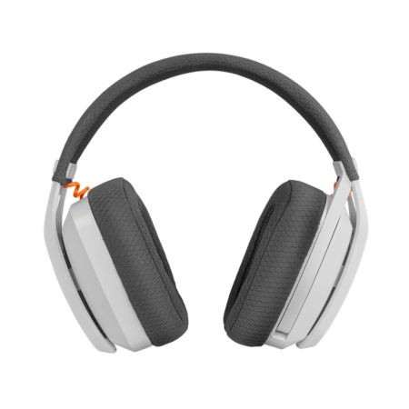 Auriculares Gaming Inalámbricos con Micrófono Krom Kanji/ Bluetooth/ USB 2.0/ Blancos