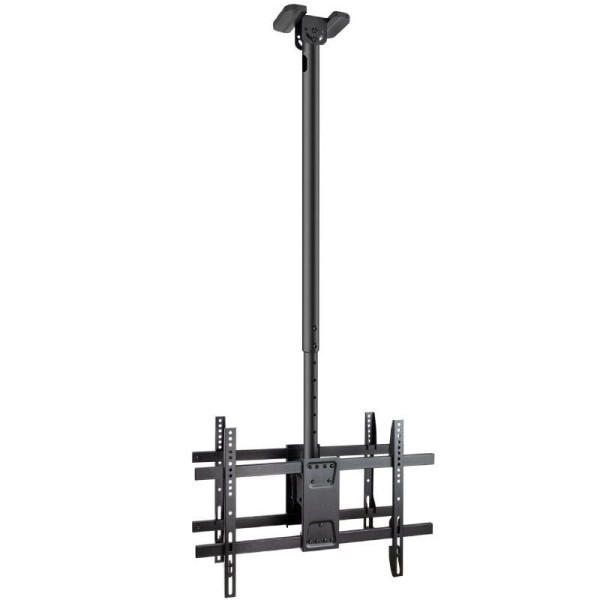 Soporte de Techo Giratorio/ Inclinable/ Nivelable TooQ LPCE2286TSLI-XL-B para 2 TV de 43-86"/ hasta 100kg