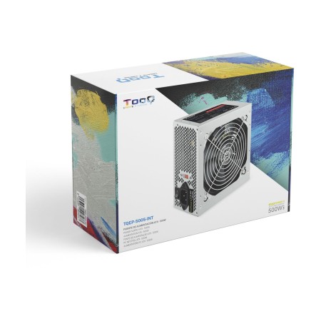 Fuente de Alimentación TooQ TQEP-500S-INT/ 500W/ Ventilador 12cm