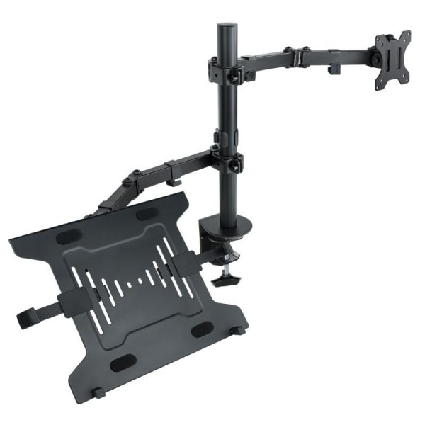 Soporte de Mesa Orientable/ Inclinable Tooq DB1200TN-B para TV y Portátil de 13-32"