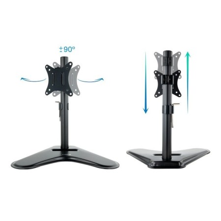 Soporte de Mesa Orientable/ Inclinable Tooq DB1701TN-B para TV y Portátil de 17-32"