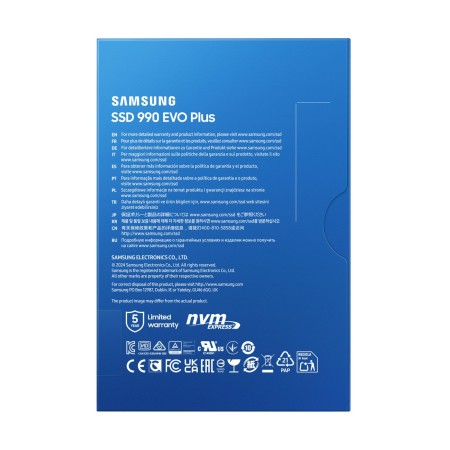 Disco SSD Samsung 990 EVO Plus 4TB/ M.2 2280 PCIe 5.0/ Compatible con PS5 y PC/ Full Capacity