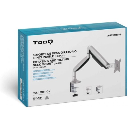 Soporte para Monitor TooQ DB3032TNR-S/ hasta 9kg