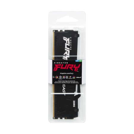 Memoria RAM Kingston FURY Beast RGB 16GB/ DDR5/ 6000MHz/ 1.35V/ CL36/ DIMM