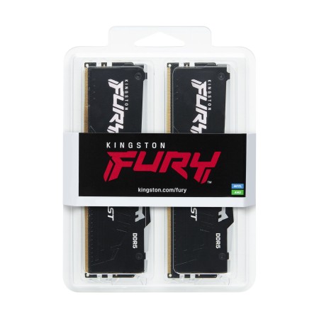 Memoria RAM Kingston FURY Beast RGB 2 x 16GB/ DDR5/ 5600MHz/ 1.25V/ CL36/ DIMM
