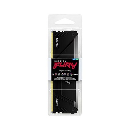 Memoria RAM Kingston FURY Beast RGB 32GB/ DDR4/ 3200MHz/ 1.35V/ CL16/ DIMM