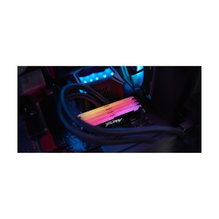 Memoria RAM Kingston FURY Beast RGB 32GB/ DDR4/ 3200MHz/ 1.35V/ CL16/ DIMM