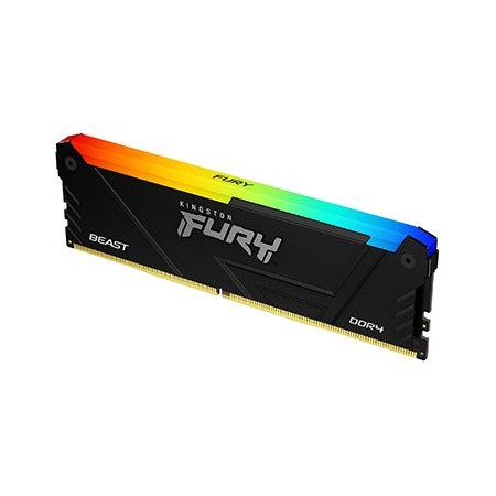 Memoria RAM Kingston FURY Beast RGB 32GB/ DDR4/ 3200MHz/ 1.35V/ CL16/ DIMM