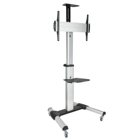 Soporte de Suelo Inclinable/ Ajustable con Ruedas TooQ FS1870M-B para TV de 37-70"/ hasta 50kg