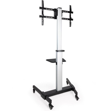 Soporte de Suelo Inclinable/ Ajustable con Ruedas TooQ FS1886M-B para TV de 37-86"/ hasta 50kg