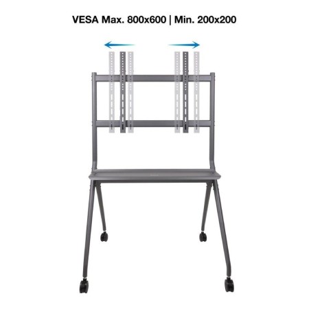 Soporte de Suelo con Ruedas TooQ FS20205M-B para TV de 50-86"/ hasta 120kg