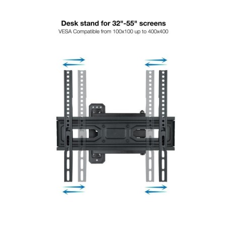 Soporte de Pared Giratorio/ Inclinable/ Nivelable TooQ LP7843TN-B para TV de 32-55"/ hasta 35kg