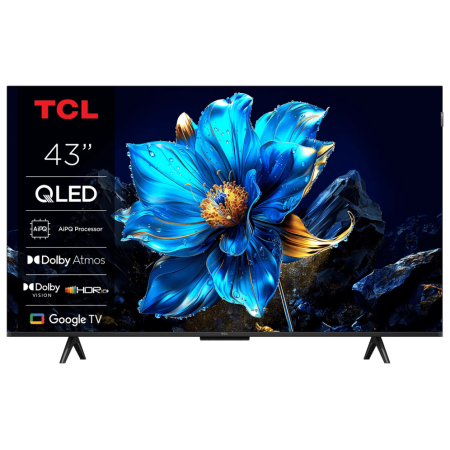 TCL T69C 43T69C Televisor 109,2 cm (43″) 4K Ultra HD Smart TV Wifi Negro 350 cd / m²