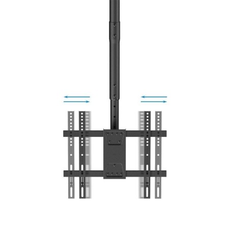 Soporte de Techo Giratorio/ Inclinable/ Nivelable TooQ LPCE1175TSLI-B para TV de 32-75"/ hasta 60kg