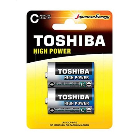 Pack de 2 Pilas C 2 Toshiba LR14/ 1.5V/ Alcalinas