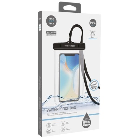 Funda Universal Impermeable para Smartphone Tech One Tech TEC2850/ Hasta 7"