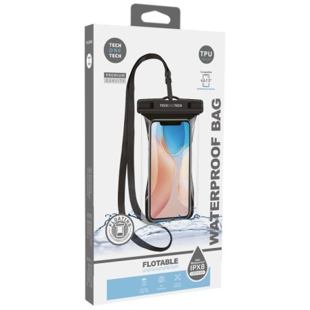 Funda Universal Impermeable para Smartphone Tech One Tech TEC2855/ Hasta 7.5"