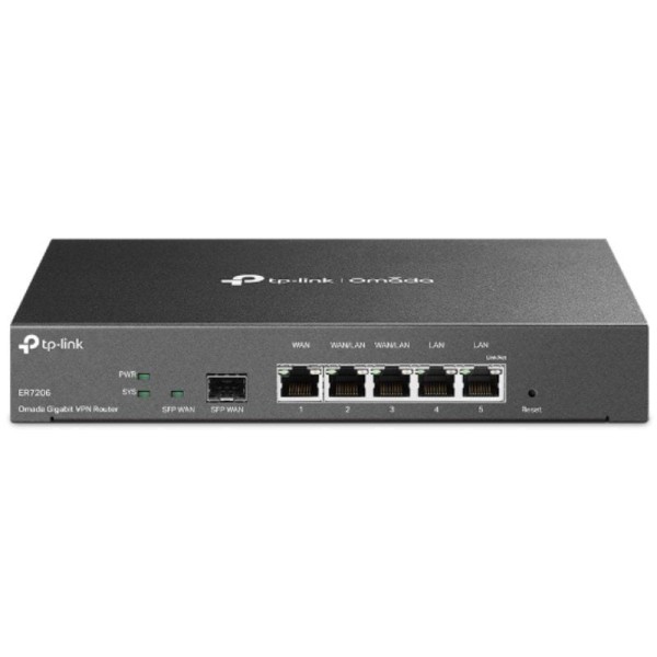 Router VPN TP-Link Omada TL-ER7206/ 5 Puertos Multi-WAN