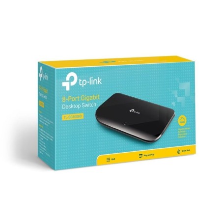 Switch TP-Link 8P GIGA 8 Puertos/ RJ-45 10/100/1000