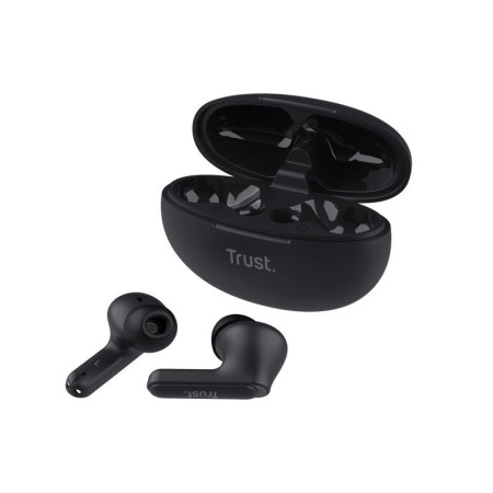 Auriculares Bluetooth Trust Yavi ENC con estuche de carga/ Negros