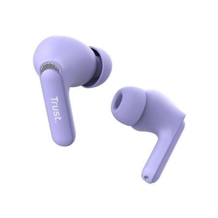 Auriculares Bluetooth Trust Yavi ENC con estuche de carga/ Morados