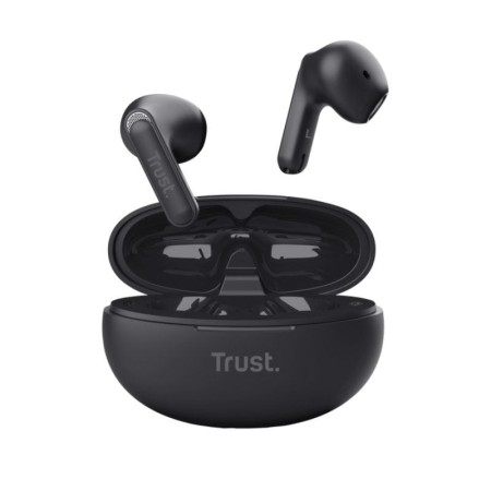 Auriculares Bluetooth Trust Yavi ENC con estuche de carga/ Negros