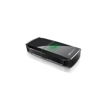 Adaptador usb 2.0 dual band wifi ac600 2.4 ghz y 5ghz tp - link negro