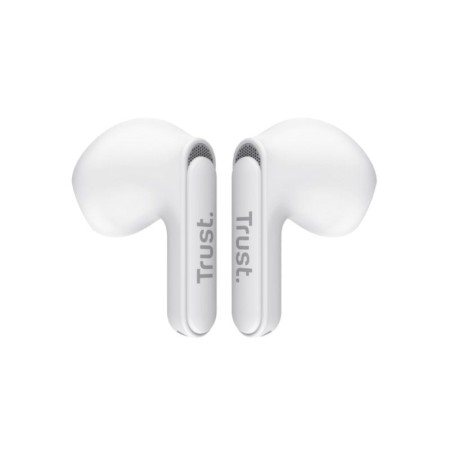 Auriculares Bluetooth Trust Yavi ENC con estuche de carga/ Blancos