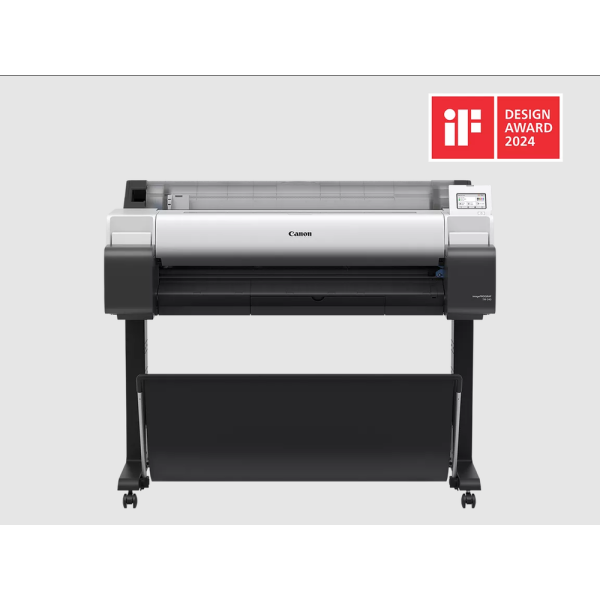 Plotter canon tm - 340 imageprograf a0 36 pulgadas -  2400ppp -  usb -  red -  wifi -  diseño cad -  tinta 5 colores -  tactil 4