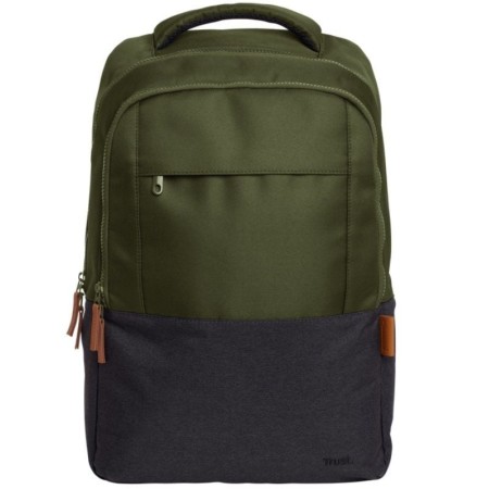 Mochila Trust Lisboa para Portátiles hasta 16"/ Verde