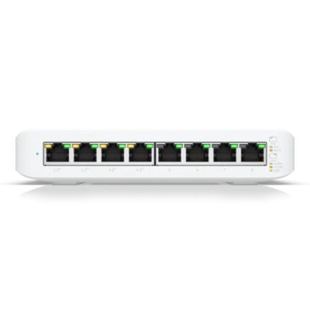 Switch Ubiquiti USW-LITE-8-POE/ 8 Puertos/ RJ45 10/100/1000 PoE