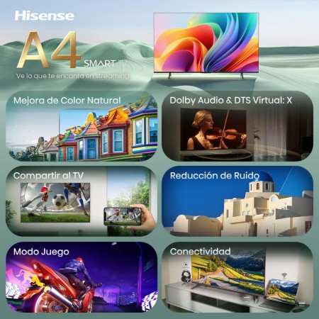 Tv hisense 40 pulgadas fhd - 40a4s - smart tv