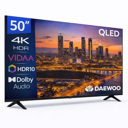 Tv daewoo 50 pulgadas qled 4k uhd - 50vb56qv - smart tv
