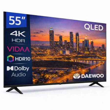 Tv daewoo 55 pulgadas qled 4k uhd - 55vb56qv - smart tv