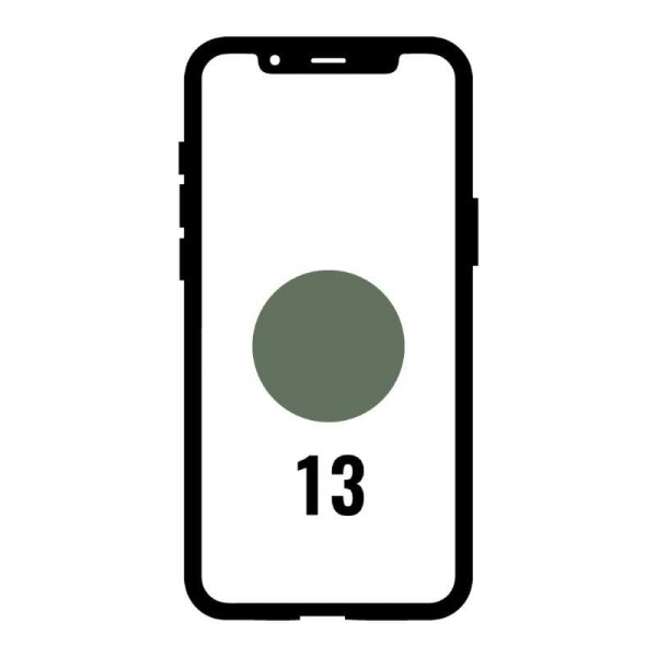Smartphone Apple iPhone 13 256GB/ 6.1"/ 5G/ Verde
