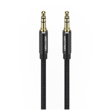 Cable Estéreo Vention BAWBD/ Jack 3.5 Macho - Jack 3.5 Macho/ 50cm/ Negro