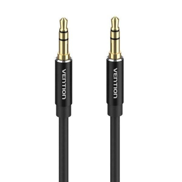 Cable Estéreo Vention BAXBD/ Jack 3.5 Macho - Jack 3.5 Macho/ 50cm/ Negro