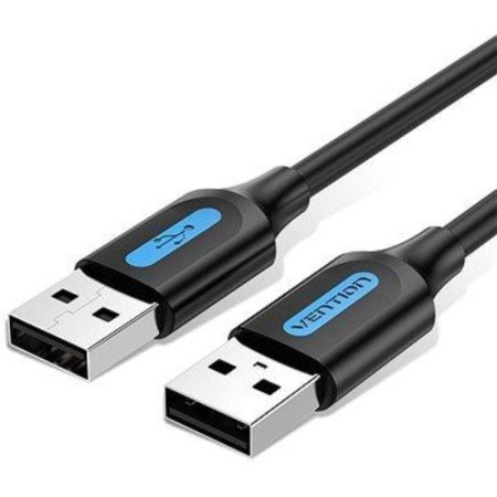 Cable USB 2.0 Vention COJBD/ USB Macho - USB Macho/ 480Mbps/ 50cm/ Negro