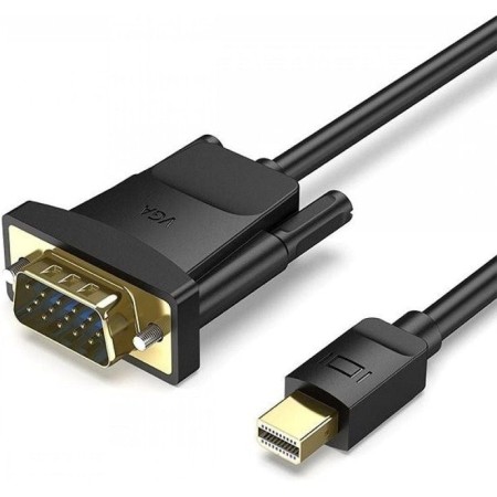 Cable Conversor Vention HFDBH/ Mini DisplayPort Macho - VGA Hembra/ 2m/ Negro