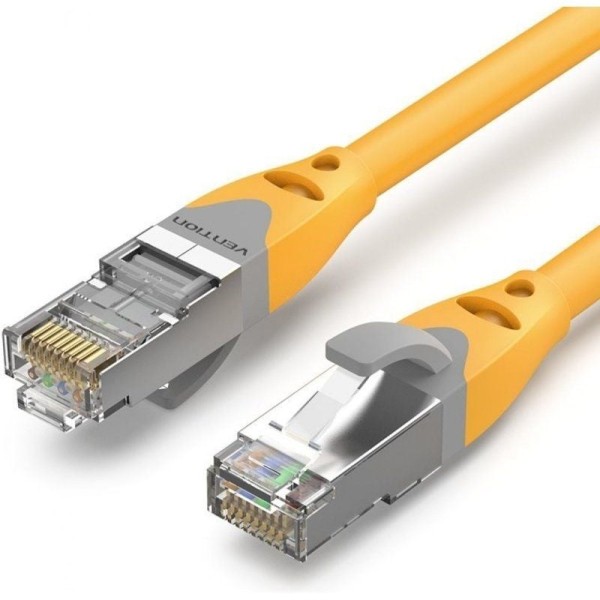 Cable de Red RJ45 SFTP Vention IBHYK Cat.6A/ 8m/ Amarillo